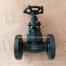 DIN Standard geschmiedetem Kohlenstoffstahl A105 Flansch Ende Globe Valve